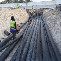 Excavation and extension works at Al Kharaitiyat, Qatar