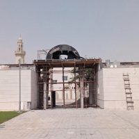 Refurbishment works in progress on a community building in Qatar